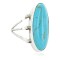 .925 Sterling Silver Navajo Certified Authentic Handmade Natural Turquoise Native American Ring size 7 3/4 96005