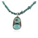.925 Sterling Silver Navajo Certified Authentic Natural Turquoise Native American Necklace 24464-15781 .925 Sterling Silver Navajo Certified Authentic Natural Turquoise Native American Necklace 24464-15781