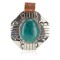 .925 Sterling Silver Nickel Pure Copper Handmade Certified Authentic Navajo Natural Turquoise Native American Necklace 15053-102260
