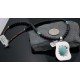 .925 Sterling Silver Sterling Handmade Certified Authentic Navajo Turquoise Native American Necklace 390680576485