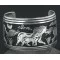 .925 Sterling Silver Sterling Handmade Horse Navajo Storyteller Native American Bracelet 390673566471