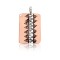 Bear .925 Sterling Silver Pure Copper Certified Authentic Handmade Navajo Native American Pendant 17033