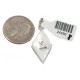Navajo Rhombus Certified Authentic .925 Sterling Silver Natural Multicolor Real Handmade Native American Inlaid Pendant 24491-10