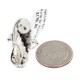 Leaf Navajo .925 Sterling Silver Certified Authentic Handmade White Howlite Native American Ring Size 8  13116-1
