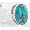 Handmade Certified Authentic Navajo .925 Sterling Silver Natural Turquoise Native American Ring  16448