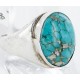 Handmade Certified Authentic Navajo .925 Sterling Silver Natural Turquoise Native American Ring 16448 Handmade Certified Authentic Navajo .925 Sterling Silver Natural Turquoise Native American Ring 16448