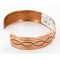 Handmade Certified Authentic Jiemmy Patters Navajo Pure Copper Native American Bracelet 12528-1