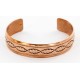Handmade Certified Authentic Jiemmy Patters Navajo Pure Copper Native American Bracelet 12528-1 Handmade Certified Authentic Jiemmy Patters Navajo Pure Copper Native American Bracelet 12528-1