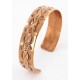 Handmade Certified Authentic Jiemmy Patters Navajo Pure Copper Native American Bracelet 12528-2 Handmade Certified Authentic Jiemmy Patters Navajo Pure Copper Native American Bracelet 12528-2