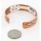 Handmade Certified Authentic Jiemmy Patters Navajo Pure Copper Native American Bracelet 12528-3