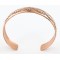 Handmade Certified Authentic Jiemmy Patters Navajo Pure Copper Native American Bracelet 12528-3