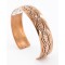 Handmade Certified Authentic Jiemmy Patters Navajo Pure Copper Native American Bracelet 12528-3