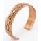 Handmade Certified Authentic Jiemmy Patters Navajo Pure Copper Native American Bracelet 12528-3