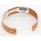 Handmade Certified Authentic Jiemmy Patters Navajo Pure Copper Native American Bracelet 12528-3