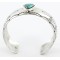 Handmade Certified Authentic Navajo Nickel Natural Turquoise Native American Bracelet 12784-10 Handmade Certified Authentic Navajo Nickel Natural Turquoise Native American Bracelet 12784-10