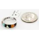 Handmade Navajo Inlaid .925 Sterling Silver Natural Turquoise Black Onyx Spiny Oyster and Mother of Pearl Native American Ring 16784 Handmade Navajo Inlaid .925 Sterling Silver Natural Turquoise Black Onyx Spiny Oyster and Mother of Pearl Native American Ring 16784