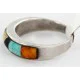 Handmade Navajo Inlaid .925 Sterling Silver Natural Turquoise Black Onyx Spiny Oyster and Mother of Pearl Native American Ring 16784 Handmade Navajo Inlaid .925 Sterling Silver Natural Turquoise Black Onyx Spiny Oyster and Mother of Pearl Native American Ring 16784
