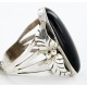Handmade Certified Authentic Signed Navajo .925 Sterling Silver Natural Black Onyx Native American Ring 16349 Handmade Certified Authentic Signed Navajo .925 Sterling Silver Natural Black Onyx Native American Ring 16349