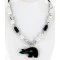 Navajo .925 Sterling Silver Natural White Howlite Native American Necklace 750176 Navajo .925 Sterling Silver Natural White Howlite Native American Necklace 750176