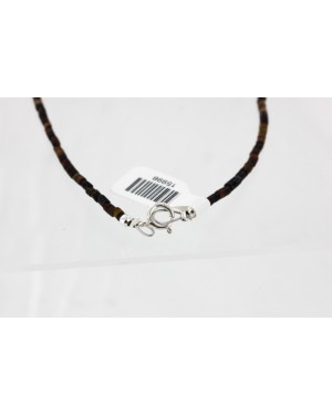 Certified Authentic Navajo .925 Sterling Silver Natural Turquoise Coral Native American Necklace 15998