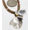 12kt Gold Filled .925 Sterling Silver Handmade Bear Certified Authentic Navajo Jasper Native American Necklace 24303