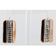 Handmade Certified Authentic Navajo Handstamped Real Handmade Copper and .925 Sterling Silver Native American Earrings 27158-5 Handmade Certified Authentic Navajo Handstamped Real Handmade Copper and .925 Sterling Silver Native American Earrings 27158-5