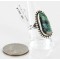 Handmade Certified Authentic Navajo .925 Sterling Silver NATURAL Turquoise Native American Ring 16959-2 Handmade Certified Authentic Navajo .925 Sterling Silver NATURAL Turquoise Native American Ring 16959-2