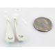 $180 Certified Authentic Navajo .925 Sterling Silver Natural Turquoise Coral Native American Earrings 18079-3