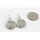 Vintage Style OLD Buffalo Coin Certified Authentic Navajo .925 Sterling Silver Turquoise Native American Earrings 18077-1