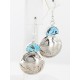 Vintage Style OLD Buffalo Coin Certified Authentic Navajo .925 Sterling Silver Turquoise Native American Earrings 18077-2