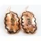 Handmade Navajo Pure Copper Native American Earrings 16976-2
