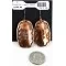 Handmade Navajo Pure Copper Native American Earrings 16976-2