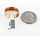 Handmade Certified Authentic Plain Navajo Pure Copper Native American Ring  16980-2