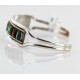 Handmade Certified Authentic Zuni .925 Sterling Silver Multicolor Turquoise Native American Bracelet 12665