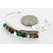 Petit Point Handmade Zuni .925 Sterling Silver Multicolor Turquoise Native American Bracelet 12611 Petit Point Handmade Zuni .925 Sterling Silver Multicolor Turquoise Native American Bracelet 12611