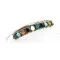 Petit Point Handmade Zuni .925 Sterling Silver Multicolor Turquoise Native American Bracelet 12611 Petit Point Handmade Zuni .925 Sterling Silver Multicolor Turquoise Native American Bracelet 12611