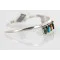 Petit Point Handmade Zuni .925 Sterling Silver Multicolor Turquoise Native American Bracelet 12611 Petit Point Handmade Zuni .925 Sterling Silver Multicolor Turquoise Native American Bracelet 12611