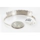 Petit Point Handmade Certified Authentic Zuni .925 Sterling Silver Multicolor Turquoise Native American Bracelet 12611