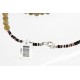 12kt Gold Filled .925 Sterling Silver Handmade Wolf And Moon Certified Authentic Navajo Turquoise and Quartz Native American Necklace 24344-4