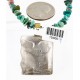 $590 12kt Gold Filled And .925 Sterling Silver Handmade KOKOPELI Certified Authentic Navajo Natural Turquoise Native American Necklace 15000-9