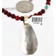 12kt Gold Filled And .925 Sterling Silver Handmade Gaco Certified Authentic Navajo Coral Agate and Turquoise Native American Necklace 24328-6
