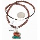 Handmade Certified Authentic Navajo .925 Sterling Silver Natural Spiny Oyster And Turquoise Native American Necklace 15926 Handmade Certified Authentic Navajo .925 Sterling Silver Natural Spiny Oyster And Turquoise Native American Necklace 15926