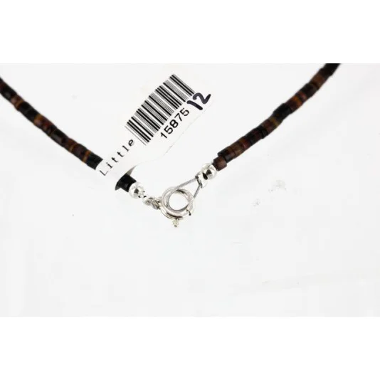 Handmade Navajo .925 Sterling Silver Natural Turquoise Native American Necklace 14985 Handmade Navajo .925 Sterling Silver Natural Turquoise Native American Necklace 14985