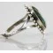 .925 Sterling Silver Handmade Navajo Natural Turquoise Native American Ring 16960-8