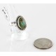 .925 Sterling Silver Handmade Certified Authentic Navajo Natural Turquoise Native American Ring 16960-8 .925 Sterling Silver Handmade Certified Authentic Navajo Natural Turquoise Native American Ring 16960-8