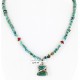 Handmade Certified Authentic Navajo .925 Sterling Silver and Turquoise Coral Native American Necklace 16023-3 Handmade Certified Authentic Navajo .925 Sterling Silver and Turquoise Coral Native American Necklace 16023-3