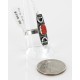 .925 Sterling Silver Handmade Certified Authentic Navajo Coral Native American Ring  12646-9