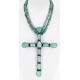 Handmade Certified Authentic Cross Navajo .925 Sterling Silver Turquoise Native American Necklace 24111 Handmade Certified Authentic Cross Navajo .925 Sterling Silver Turquoise Native American Necklace 24111