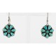 Handmade Certified Authentic Navajo .925 Sterling Silver Natural Turquoise Set Native American Necklace Earrings 15749-17945