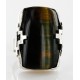 .925 Sterling Silver Handmade Certified Authentic Navajo TIGERS EYE Native American Ring  12579